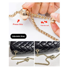 Load image into Gallery viewer, Bag Chain - 6mm Replacement Metal Purse Chain 120cm Shoulder Crossbody Bag Strap Handle with Length Adjustable Ball