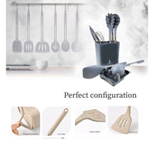 Load image into Gallery viewer, (SG Stock) Krafter®  Korea 9PCS Cooking Utensils Set Non-Stick Spatula Shovel Stainless Steel Kitchenware with Storage