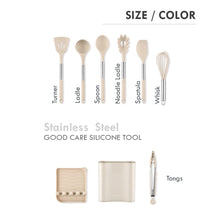 Load image into Gallery viewer, (SG Stock) Krafter®  Korea 9PCS Cooking Utensils Set Non-Stick Spatula Shovel Stainless Steel Kitchenware with Storage