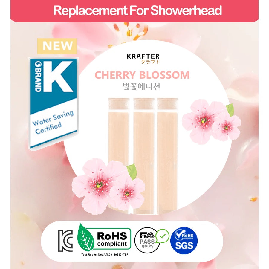 【SG INSTOCK】2023 Seasonal Cherry Blossom Korea Certified Showerhead Filter / Vitamin Shower Filter Refill