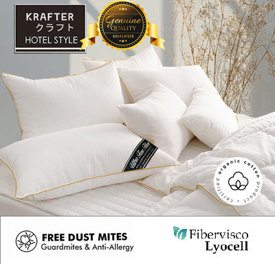 Krafter Fibervisco™ Lyocell Cumulus Hotel Pillow (Silky Fibercell)
