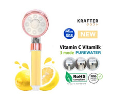 Load image into Gallery viewer, Krafter Korea  3 Mode High Pressure Showerhead ❘ Shower filter Showerhead
