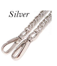 Load image into Gallery viewer, Shoulder Bag Chain Strap Handle 120cm MODEL Q2 SILVER
