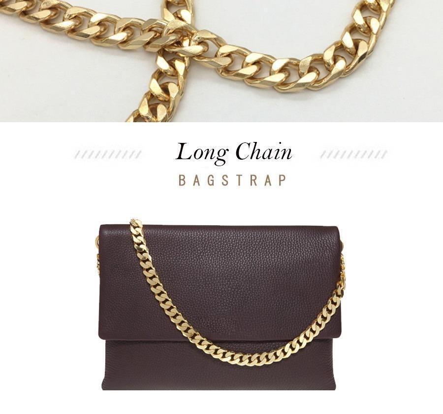 Shoulder Bag Chain Strap Handle 120cm MODEL Q5 GOLD