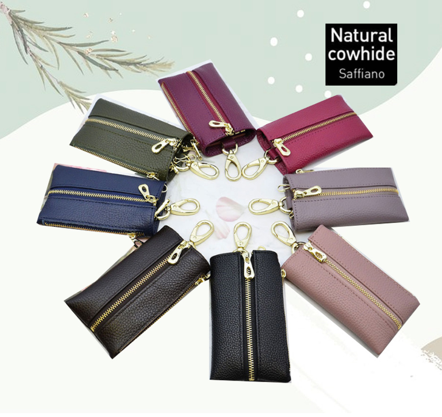 Korea Design Key pouch Model F in DARK BROWN – Krafter