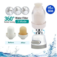 Load image into Gallery viewer, (V1) 360° Rotate 3 Mode Purewater Filter Faucet Tap - Ceramic Filter
