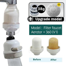 Load image into Gallery viewer, (V1) 360° Rotate 3 Mode Purewater Filter Faucet Tap - Ceramic Filter
